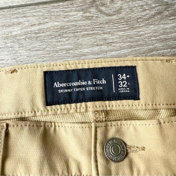 Abercrombie & Fitch The Traveler Khaki Skinny Taper Stretch Pants - Picture 5 of 15
